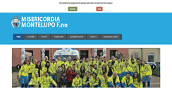 Desktop Screenshot of misericordiamontelupo.it